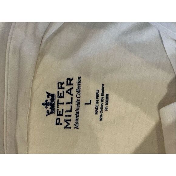 Peter Millar Mountainside Collection Trump National Golf Polo White Mens Sz L - Picture 6 of 6